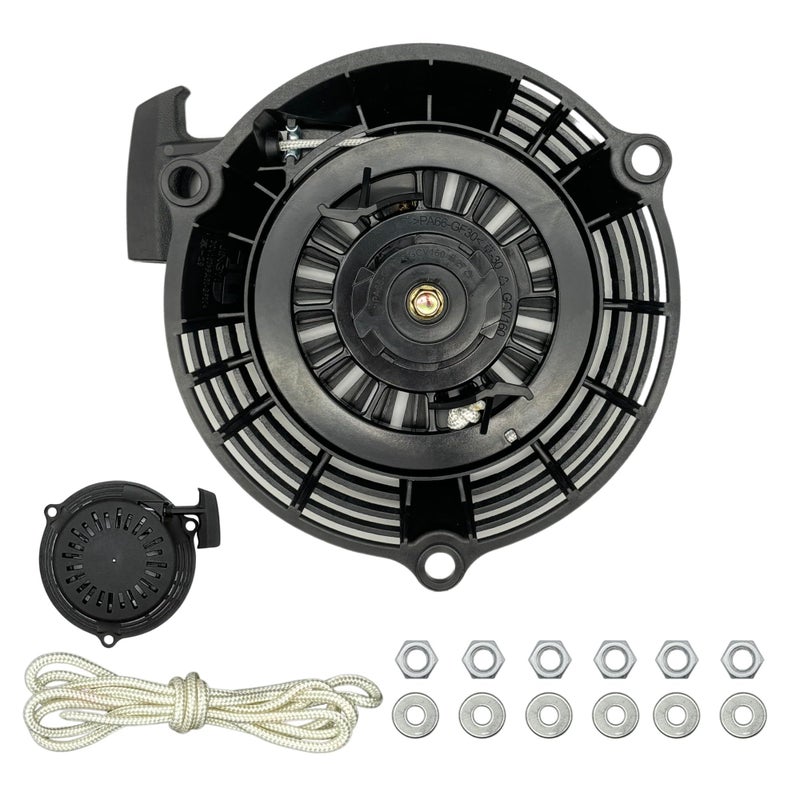YGQ Pull Start Assembly for Honda GCV135 GCV160 GCV190, 28400-Z0L-V20ZA Black Recoil Starter for GCV 160 Lawn Mower Pressure Wahser - Image 1